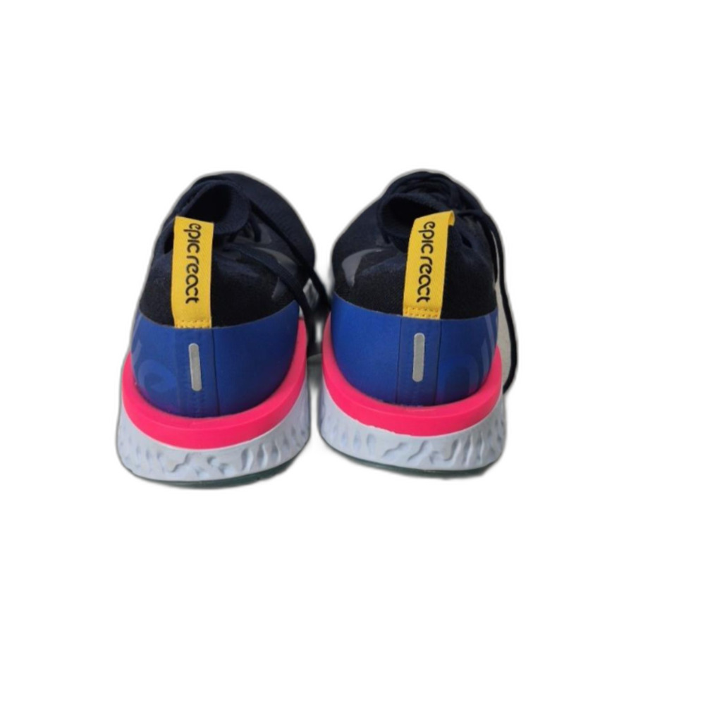 Nike Epic React Flyknit College Navy Running Shoes Men's Size US 10 - Picture 4 of 8